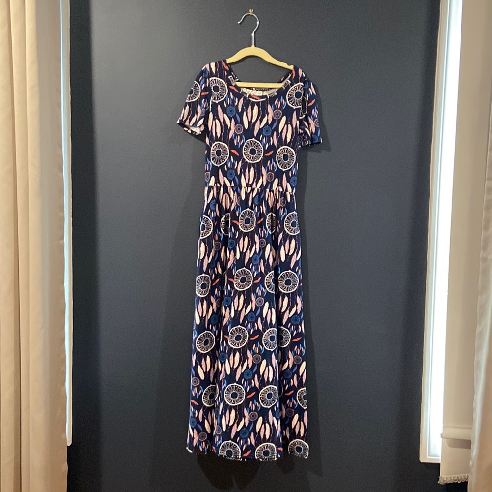Dot dot smile maxi dress